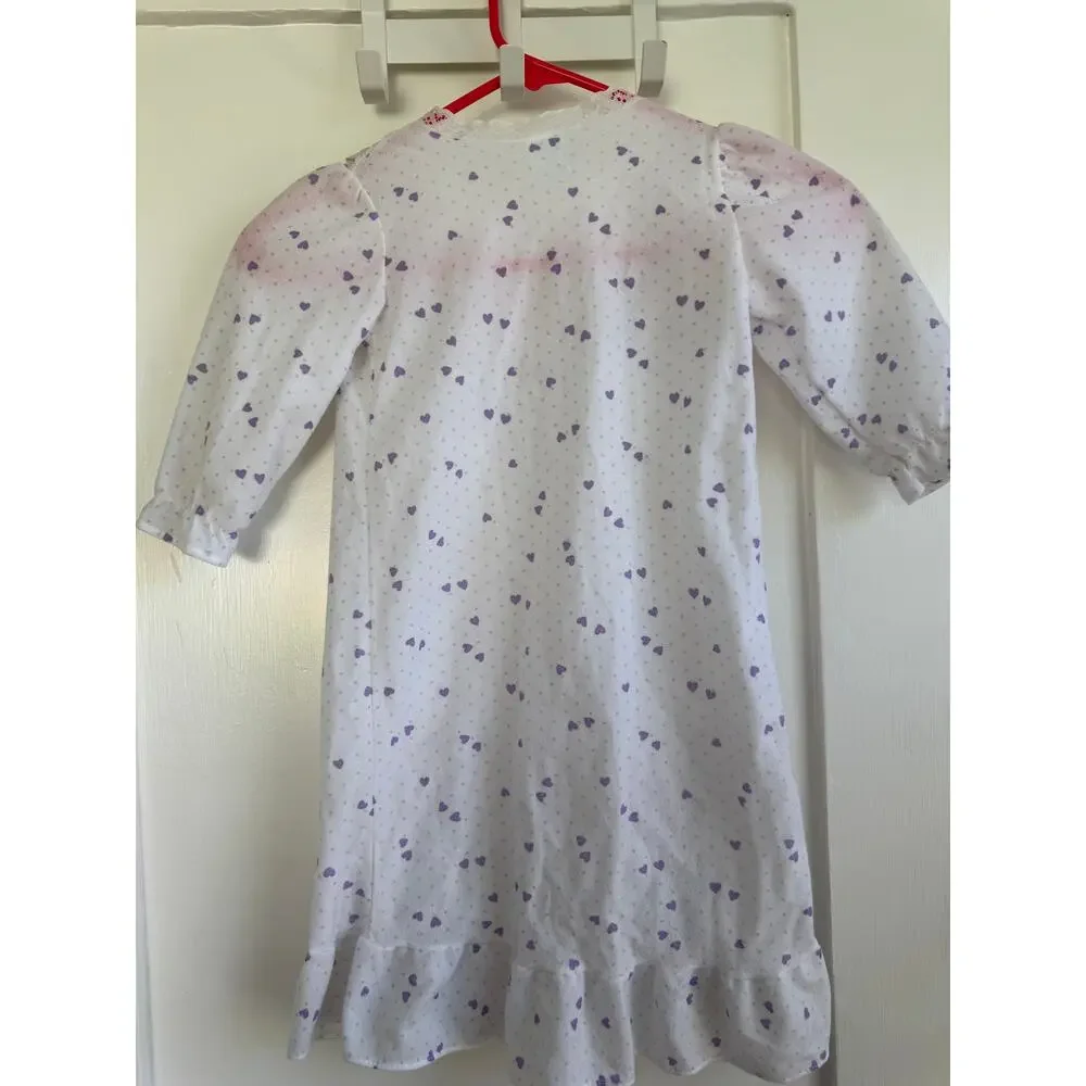 Vintage Girls Toddletime Nightgown JC Penney Size 2 Lace Trimmed